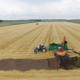 Materiaal voor grondwerk
