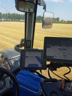 Graafmachine met gps